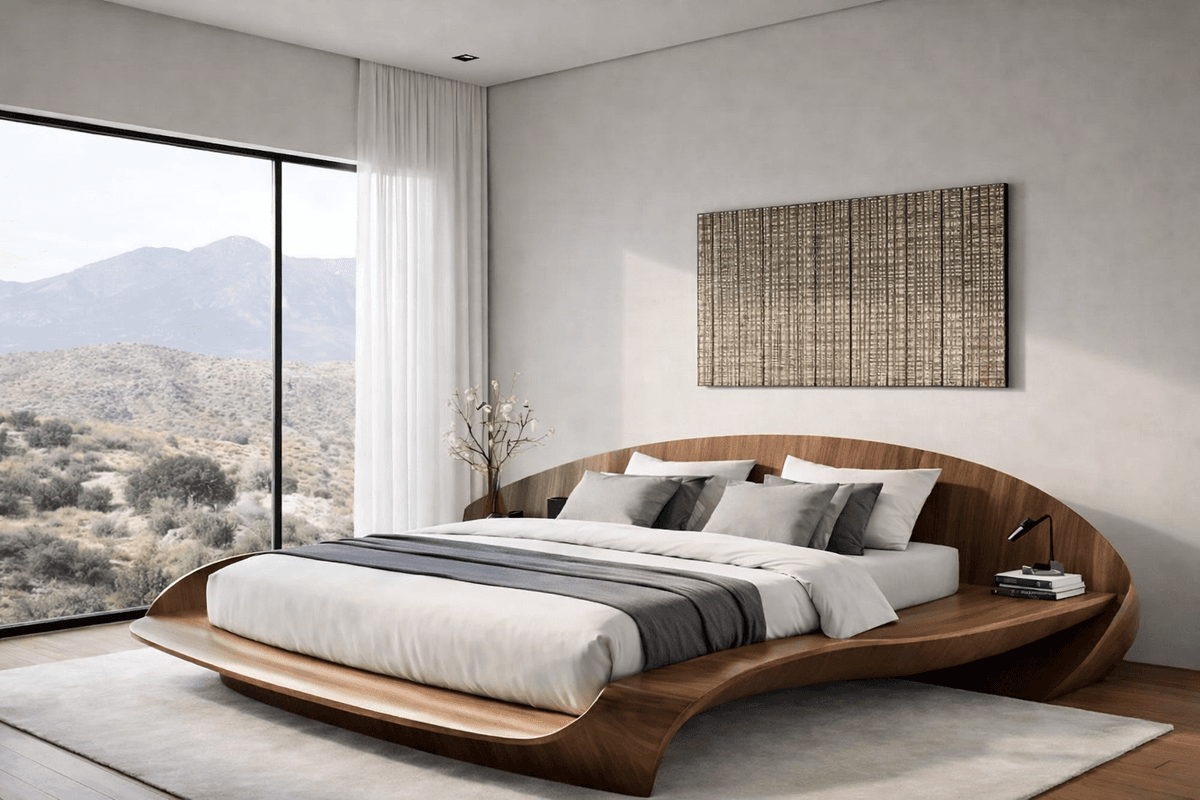 Giường Arlow Dáng Cong