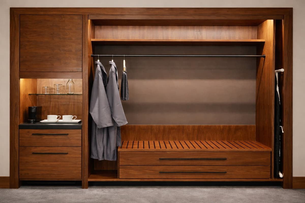 Tủ Quần Áo Walnut Haven