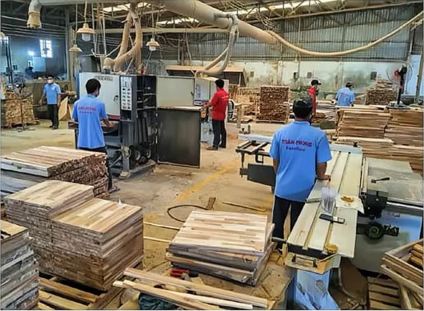 Production line in the factory